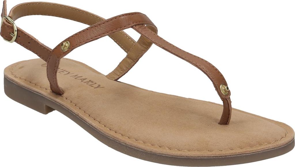 Hey Marly Sandalette BASE SANDAL, Glattleder, Braun, Damen