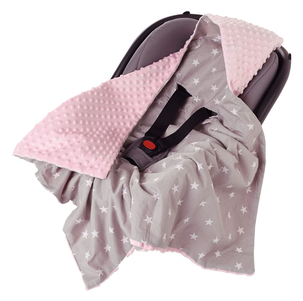 Manta suave para bebés, tipo envoltorio, de algodón, 85x85 Imagen del producto 