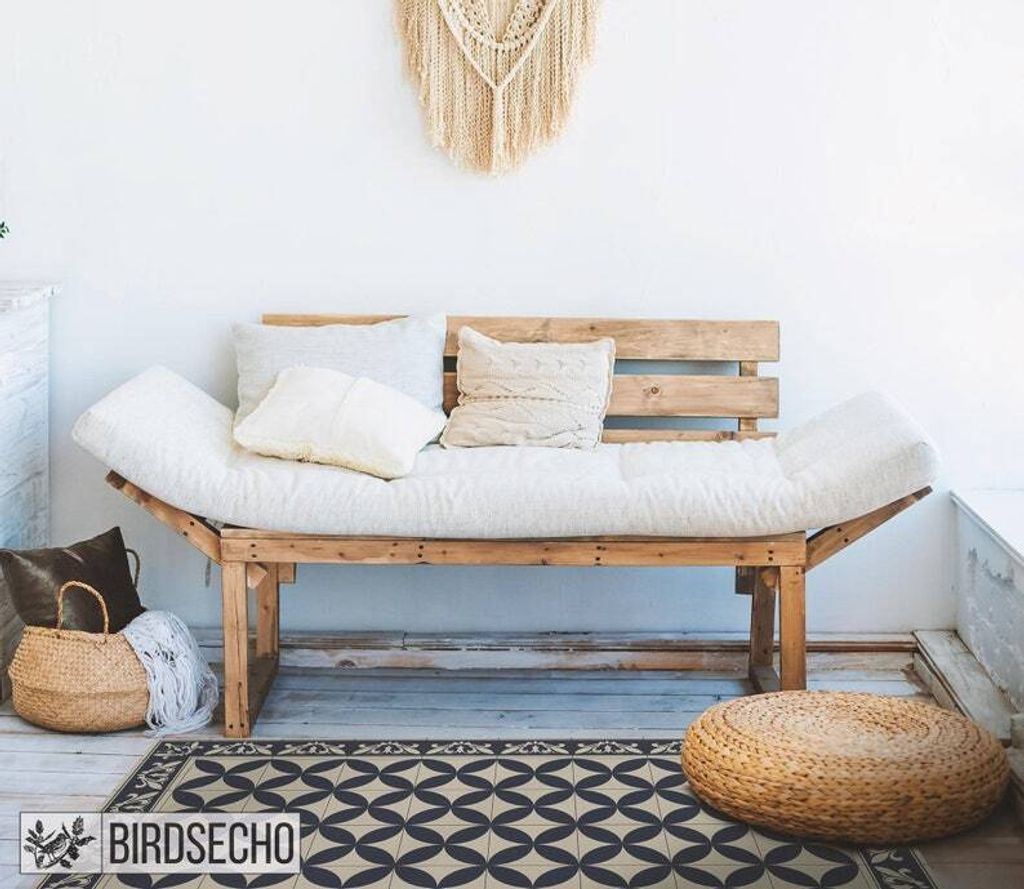 r Vinylteppich mit Kaffeemuster 70x105cm