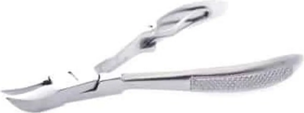 Pince à ongles en acier inoxydable 10cm ressort à fil unique ergonomique