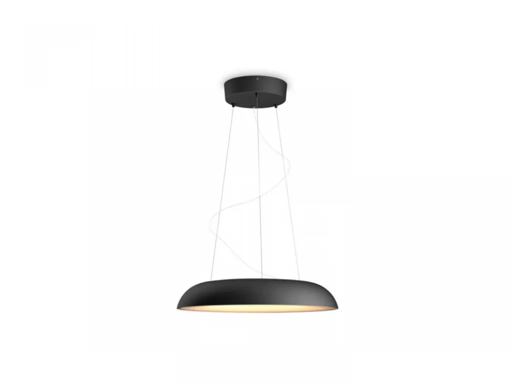 Luminaire Suspendu Philips Hue Amaze pour Cuisine et Salle à Manger 3000lm Noir
