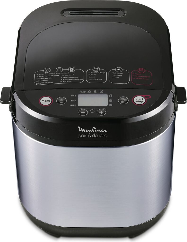 Brotmaschine Moulinex OW240E30 650W Edelstahl Schwarz Produktbild 
