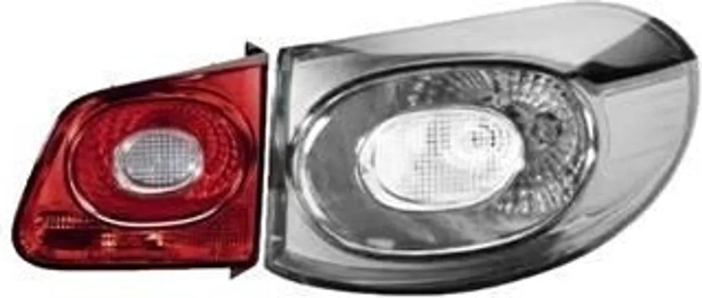 Feu arrière VAN WEZEL haute visibilité pour VW Tiguan 5N côté intérieur