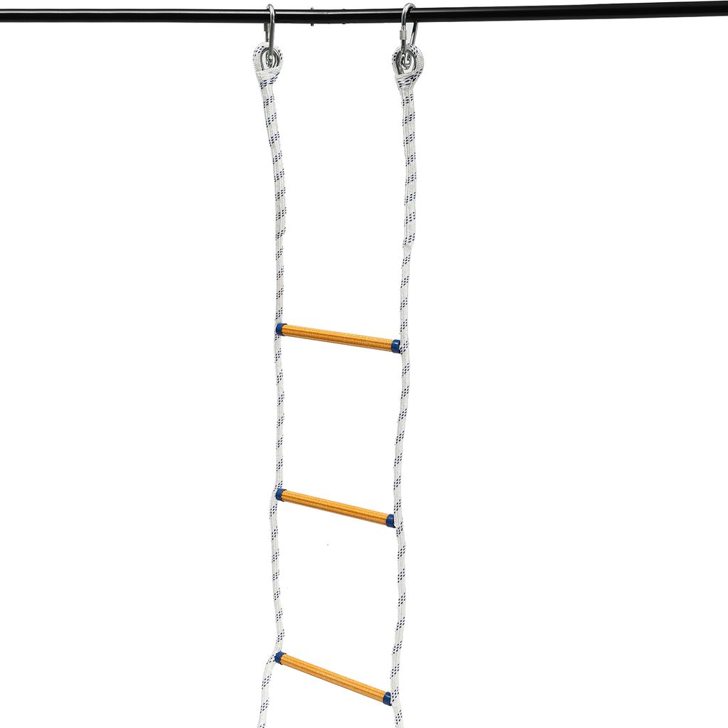Tragbar Rettungsleiter Notleiter Fluchtleiter Feuerleiter Brandleiter 6m +2*Haken