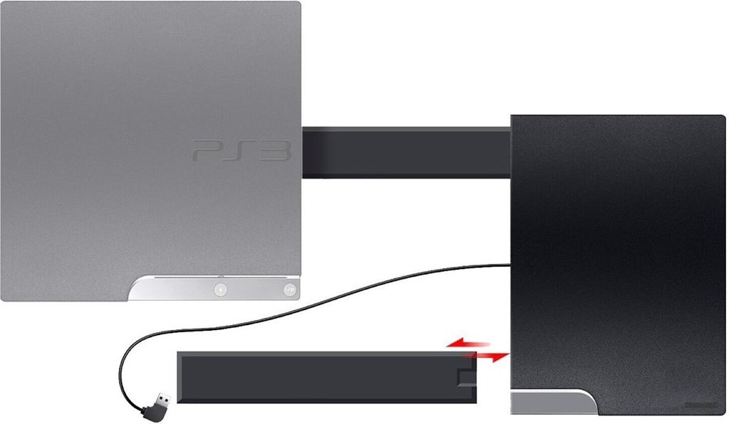 Rozšiřující nabíjecí stanice ovladače pro systém Sony PS3 Obrázek produktu 4