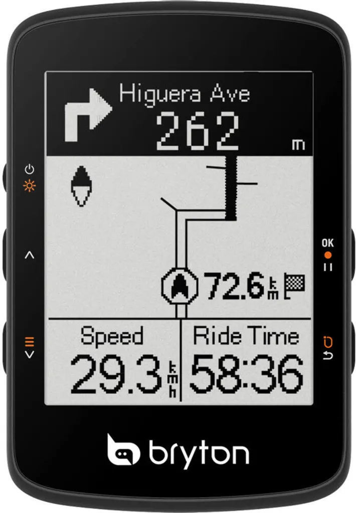 Compteur de vélo GPS Bryton Rider 460E pour cyclisme de route et VTT