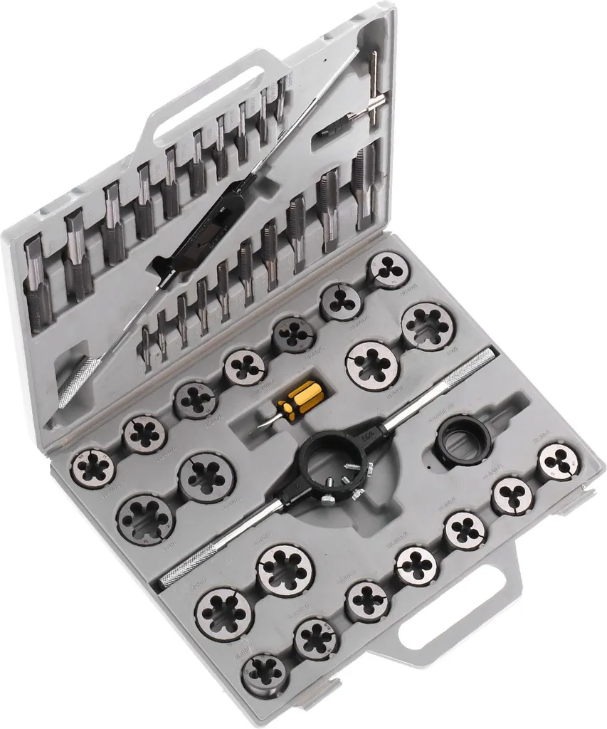 Jeu de tarauds 45 pièces pour filetage fin et cylindrique à 55°