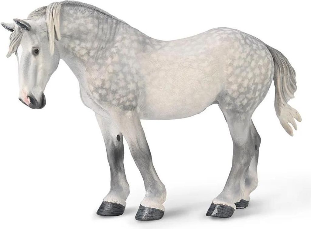 Collecta 80029 Percheron-Stute - Apfelgrau 16 cm Pferdewelt
