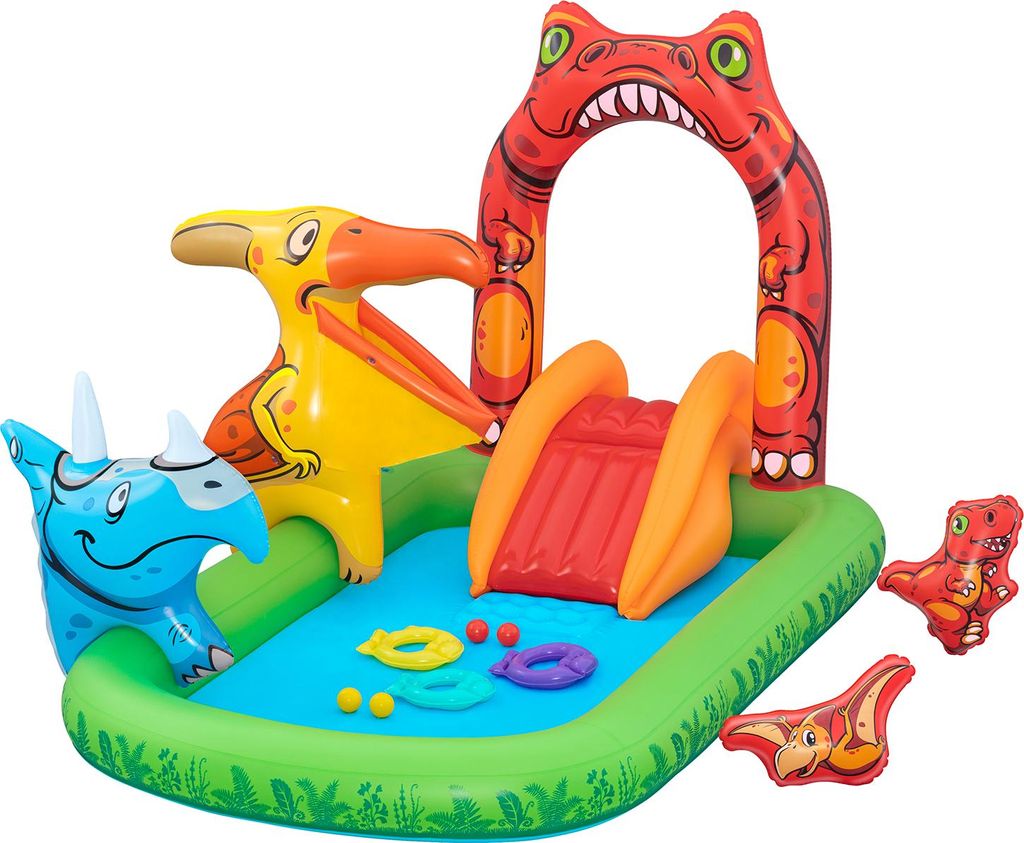 Bestway Wasserspielcenter Jurassic Splash 242 x 140 x 137 cm