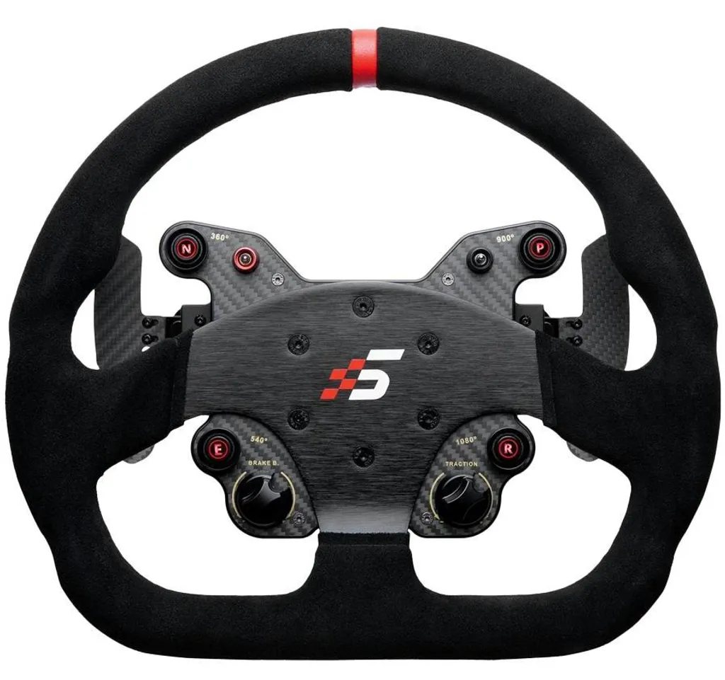 Volant de simracing Simagic GT1-SD avec palettes en carbone véritable