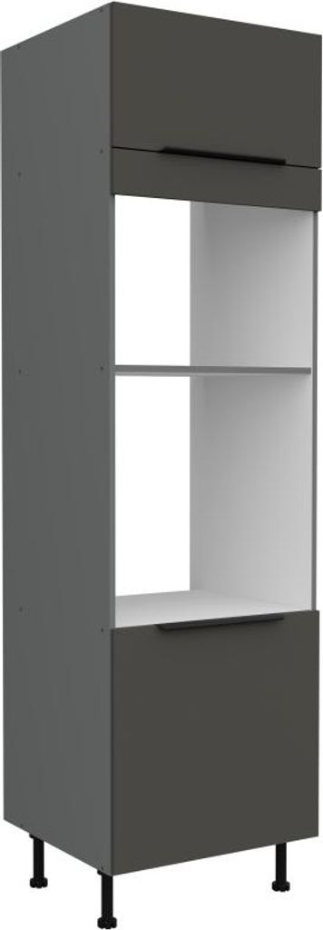 Einbauschrank LUNARA – Breite 60 cm, Graphit/Anthrazit