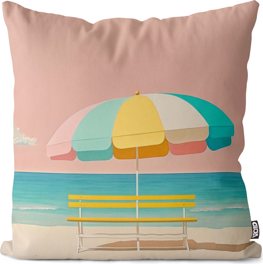 VOID Strandstuhl Klappstuhl Strand Kissenbezug Kissenhülle Polyester wasserfest Outdoor Garten Kissen Deko