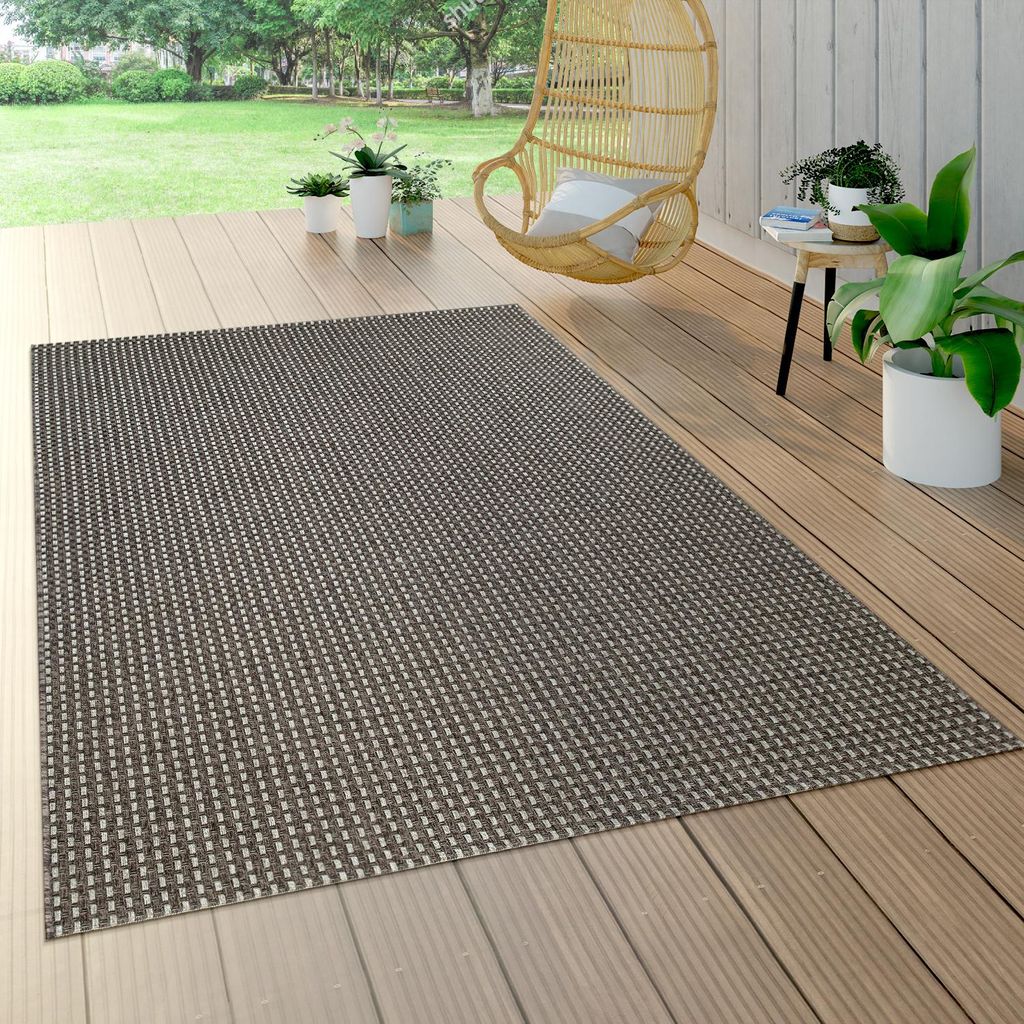 Paco Home In-& Outdoor Teppich Balkon Terrasse Produktbild 