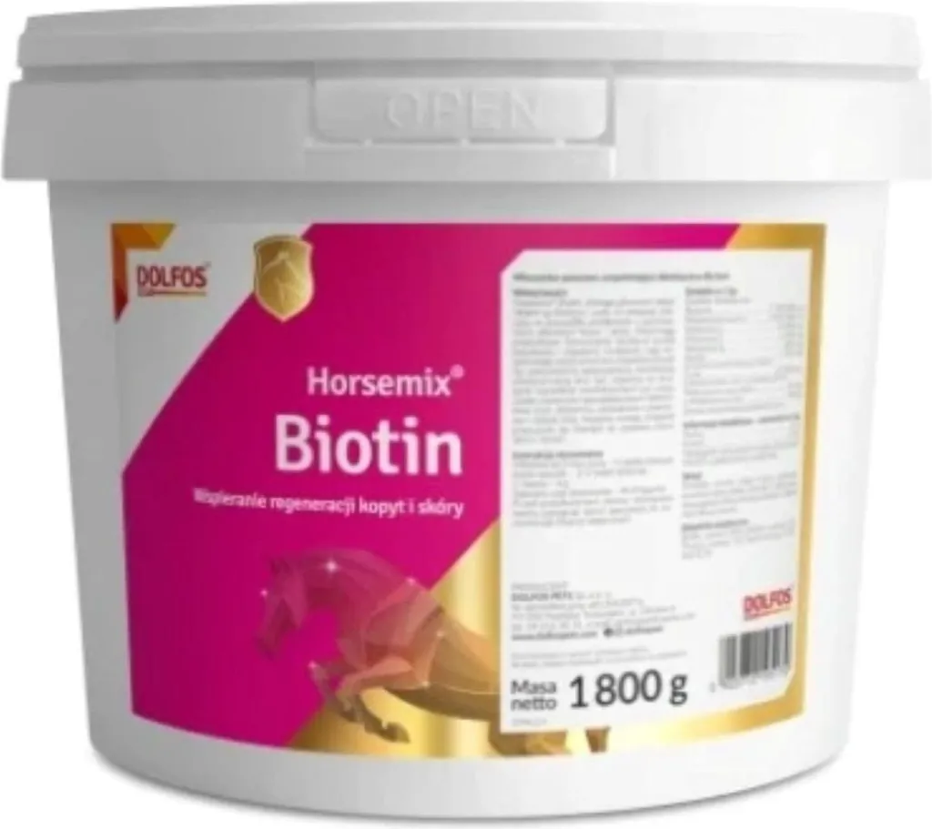 Sabots fragiles ? Biotine pour chevaux Horsemix 1,8 kg solution croissance