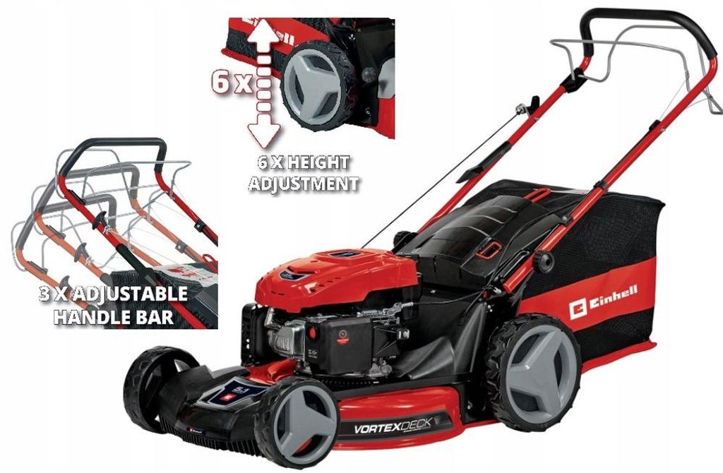 Einhell GC-PM 56/2 S HW, Kosiarka zwykła, 56 cm, 2,5 cm, 7 Zdjęcie produktu 