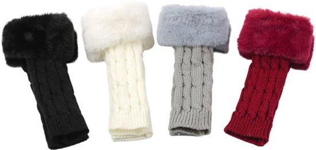 Warme Armmouwen Winterhandschuhe für Frauen, Waschbare Armcovers, Halbhandwärmer, Winterarmut, Armbekleidung