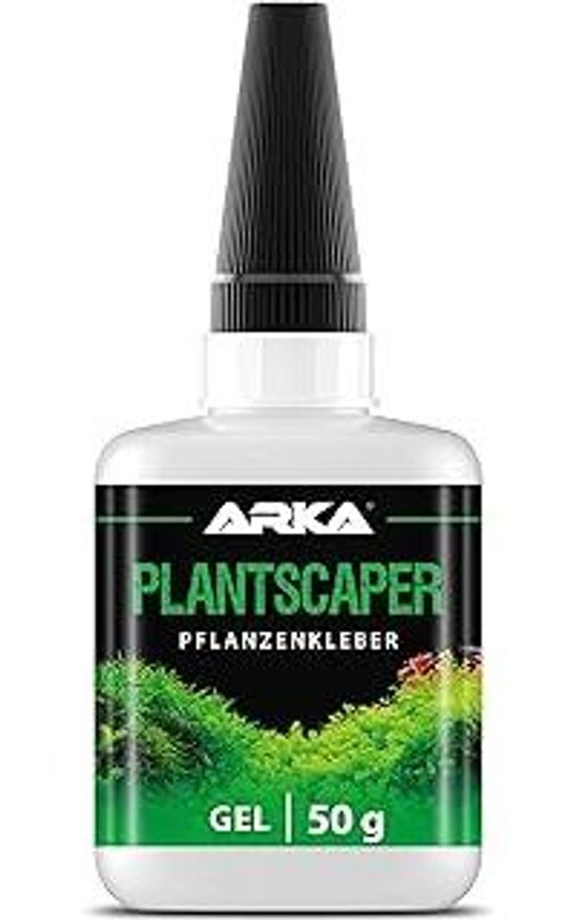 Aquarium Pflanzenkleber – ARKA Plantscaper 50?g Gel – für Aquascaping, Moos & Deko – haftet sofort & tropft nicht – ideal für Wurzeln & S...