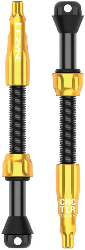 Valve Tubeless Lezyne CNC Pro Anti-Fuite avec Capuchon Démonte-Obus Pratique