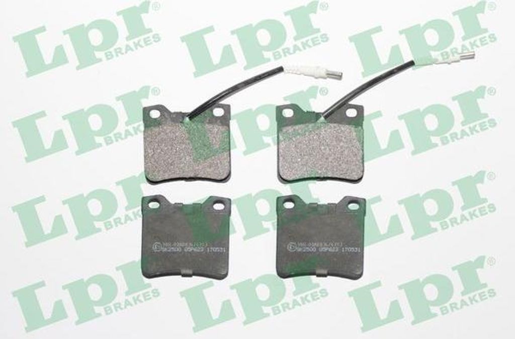 LPR 05P623 Bremsbelagsatz, Scheibenbremse OE 425081 kompatibel mit 406