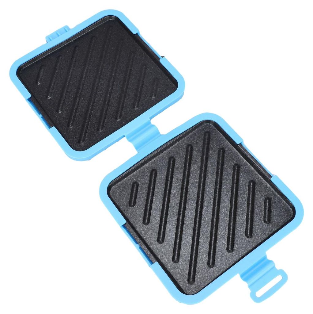 Mikrowellen-Toaster-Sandwich-Maker-Backform, antihaftbeschichtet, spülmaschinenfest, schnelles und gleichmäßiges Garen, Sandwich-Grillpfanne fü...
