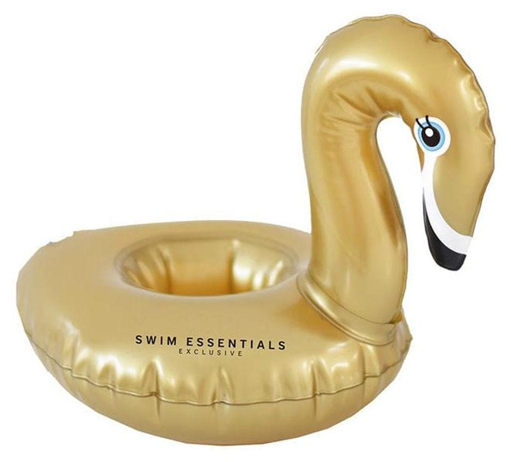 Swim Essentials Zwembadbekerhouder - Gouden Zwaan - Productafbeelding 