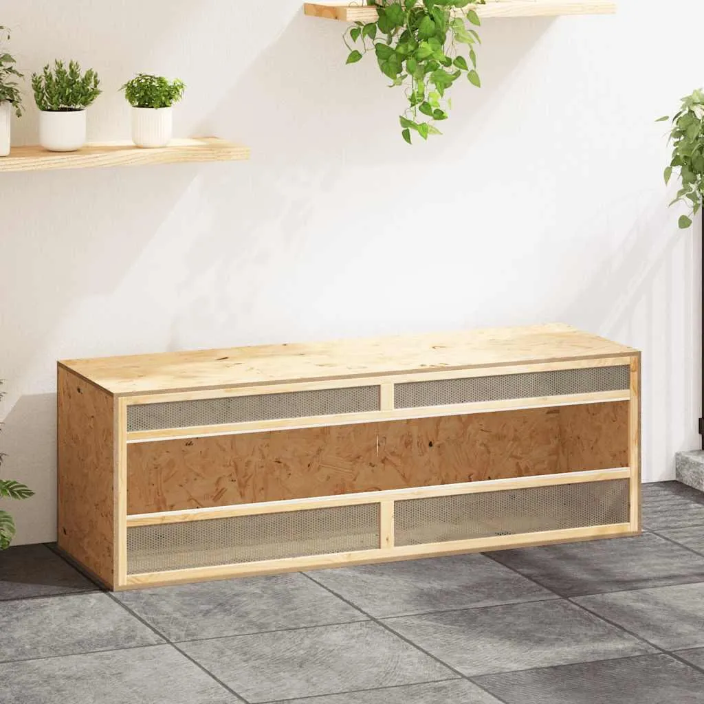 Grand Terrarium en bois composite pour Reptiles - Modèle XL 144x46x48 cm