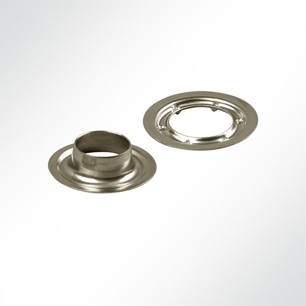 100 Stück Rundöse Nirosta Edelstahl rostfrei für Plane 16mm Ösen für Lkw-Plane Anhänger