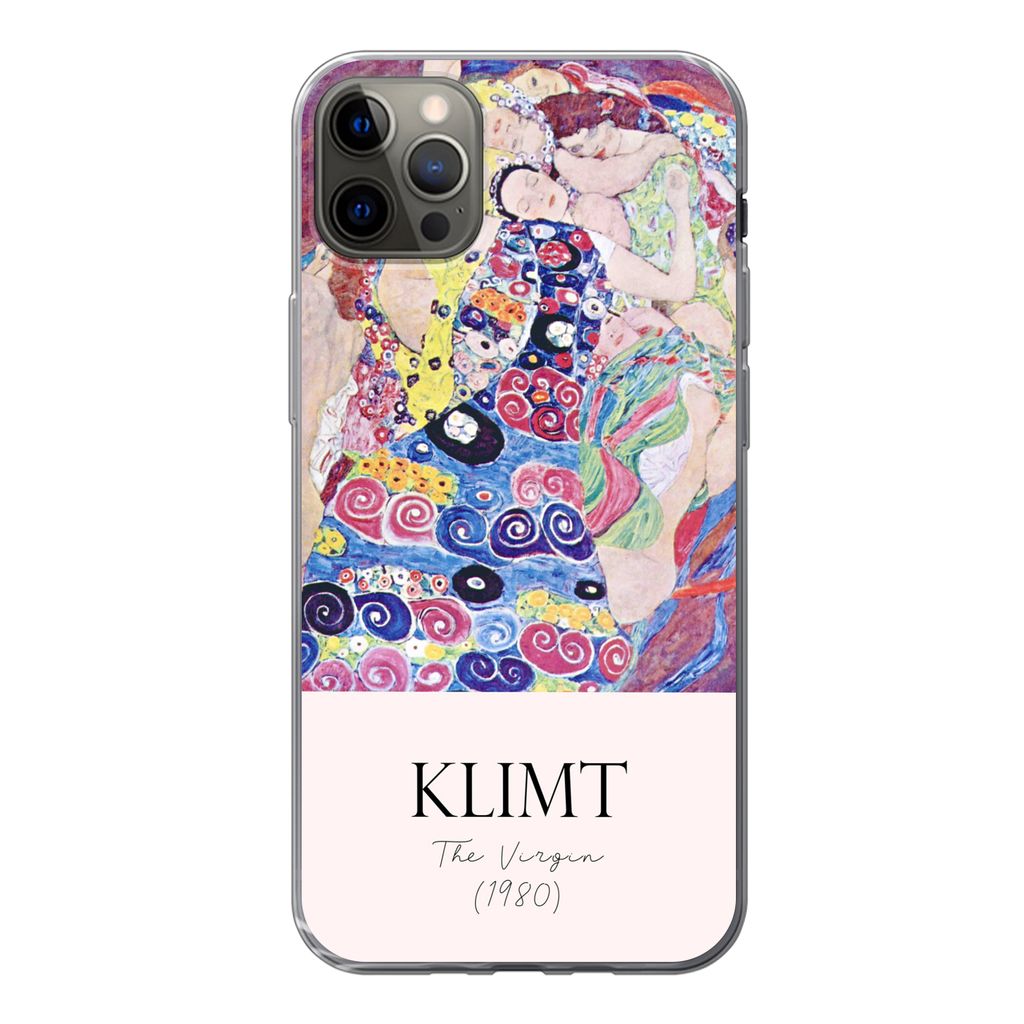 MuchoWow Handyhülle Schutzhülle Hülle für iPhone 13 Pro Max Malerei - Jugendstil - Gustav Klimt Silikon Softcase Handy Hülle - Mobiltelefon