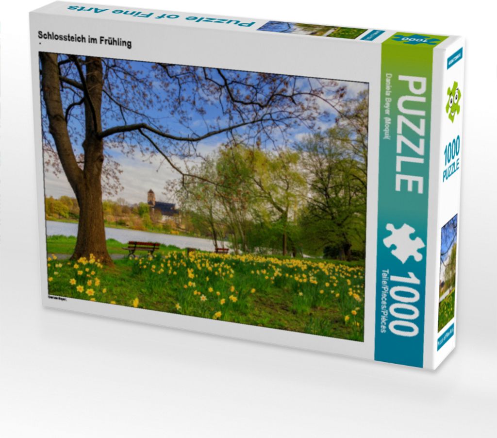 CALVENDO Puzzle Frühling in Chemnitz | 1000 Teile Lege-Größe 64x48cm Foto-Puzzle für glückliche Stunden