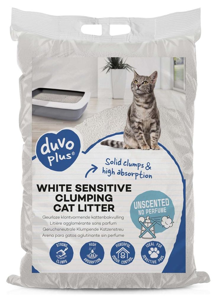 Duvo+ Katzenstreu White Sensitive geruchsneutral, Inhalt: Produktbild 