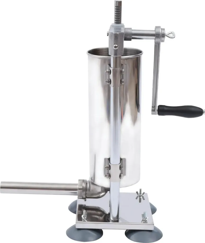 Insaccatrice Salsiccia Manuale 3L 2.7kg Inox - Qualità Italiana - 11