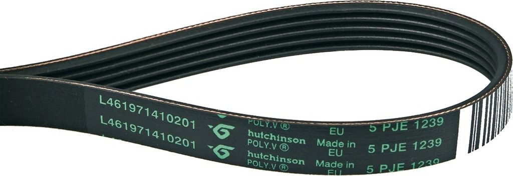 Riemen Keilrippenriemen Antriebsriemen Waschmaschine 1239PJ5 E Bauknecht 481235818215 Whirlpool Philips Ignis Excellence Super Eco Platinum Move Pr...