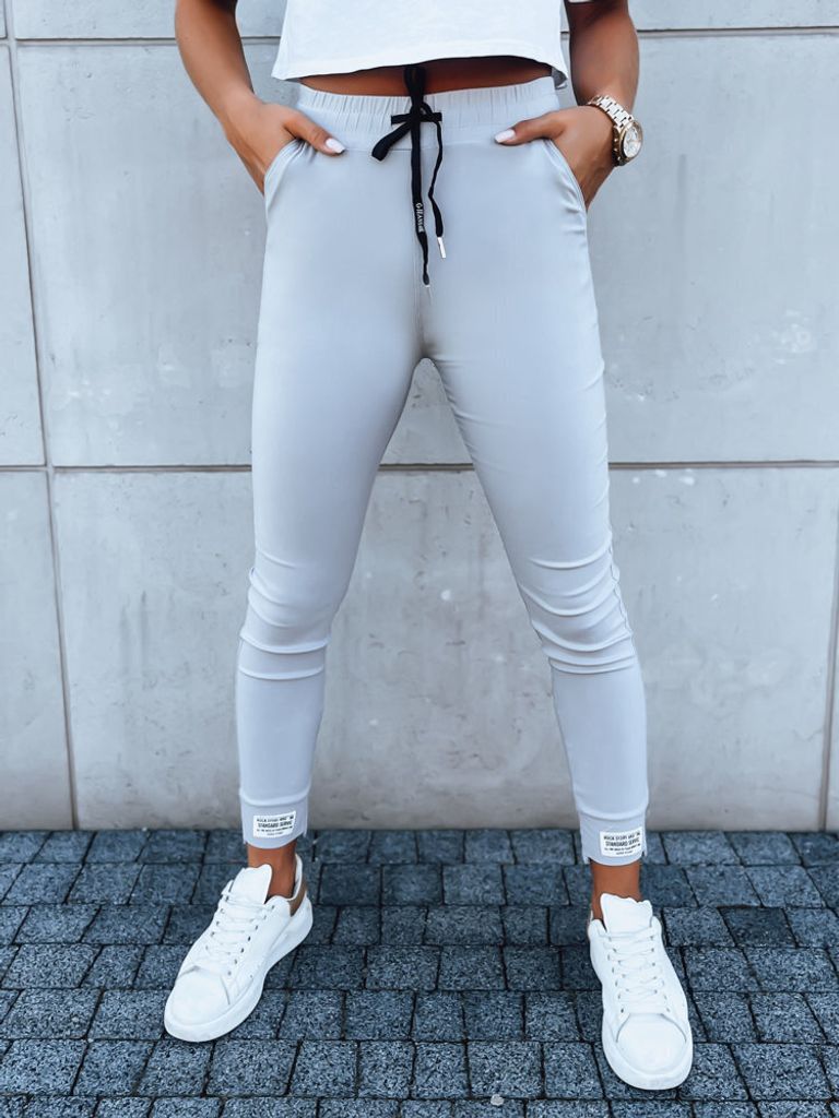 Dstreet Jogginghosen für Frauen Velvet Sky hellgrau L/XL