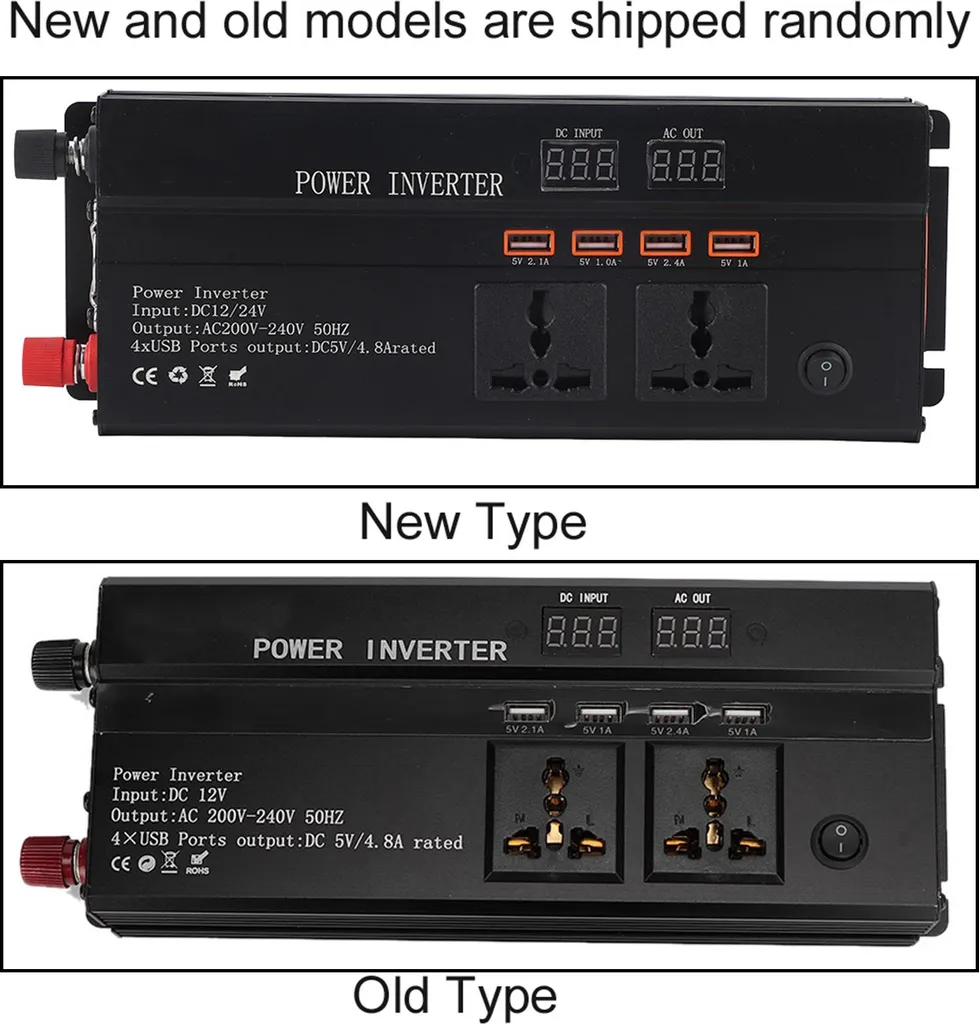 Alimentation voiture multifonction : Onduleur 12V 220V pour PC et USB