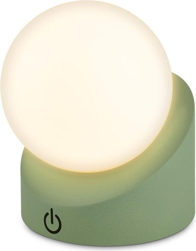 Mini LED Tischlampe kabellos IP54 Tischleuchte Akku Produktbild 