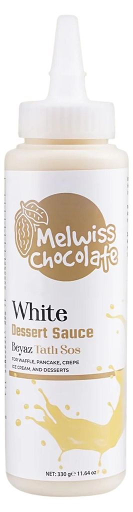 Melwiss Chocolate | Weiße Dessert Sauce 330g Produktbild 