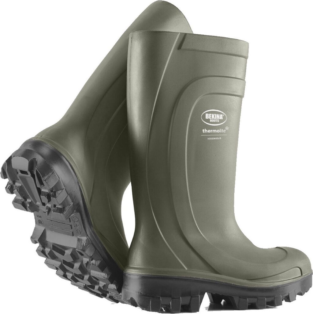 Bekina: Thermolite Iceshield S5 Grün, Schwarz P, Größe 40 (Verpackt pro 1 Paar)