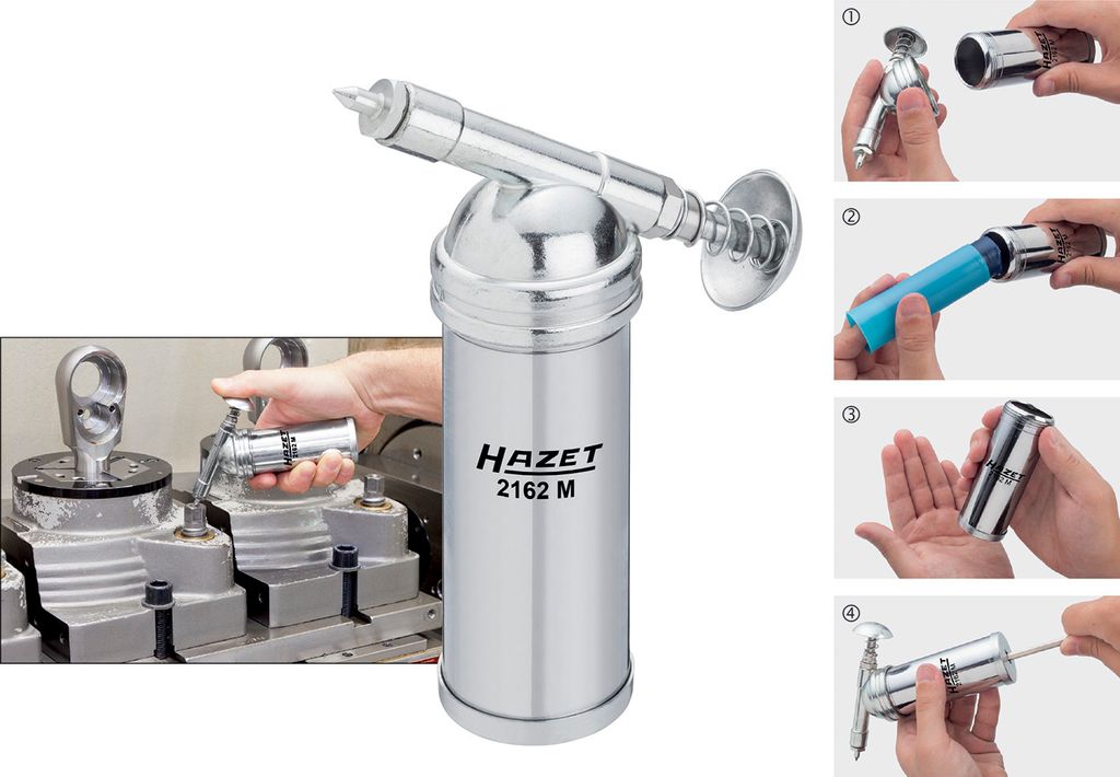 HAZET Mini Fettpresse, Länge 145 mm, Füllmenge 80 g, Produktbild 1