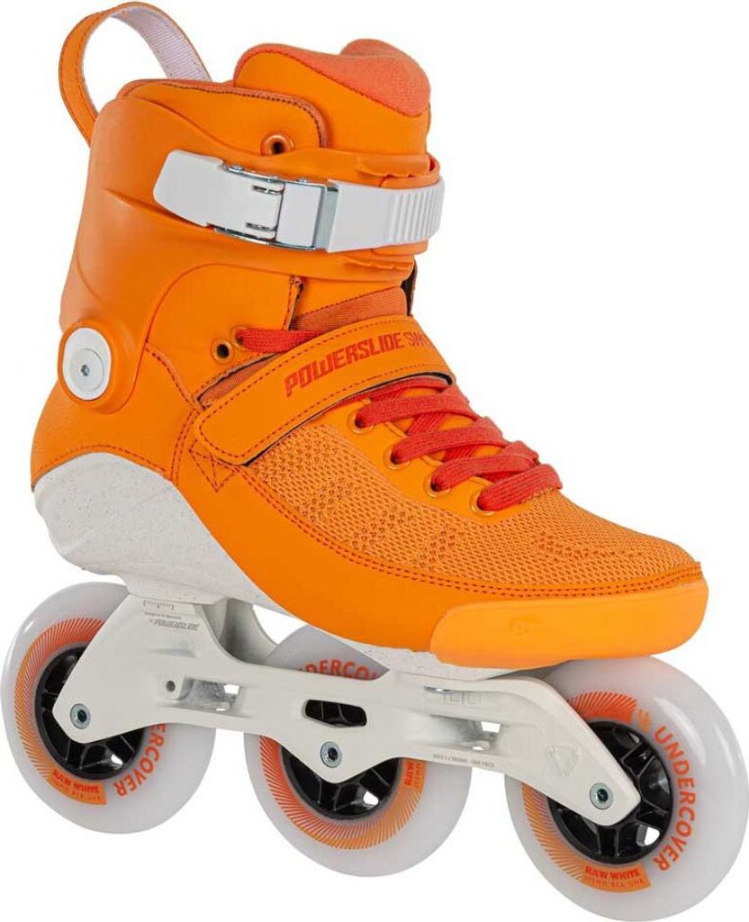 Rolki Powerslide Swell Citrus 100, kolor pomarańczowy, Zdjęcie produktu 