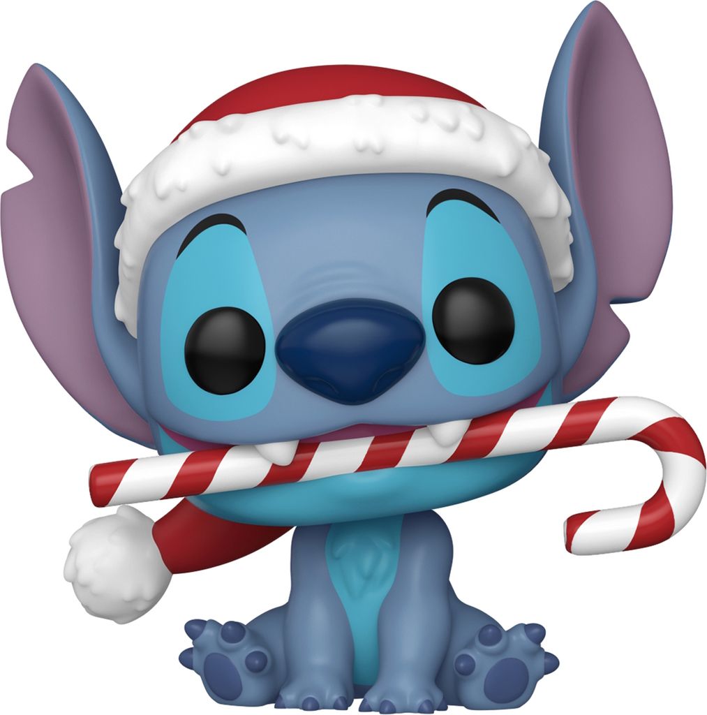 Disney POP! Vinyl Figur Holiday Stitch w/CC 9 cm