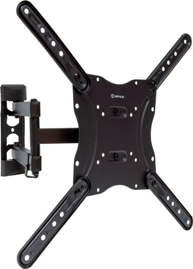 UNYKAch TV/Monitor-Halterung de Schwenkbare Wandhalterung für flache und gebogene Bildschirme de 17-55 Zoll (bis 30 kg), neig- und schwenkbar, VES...