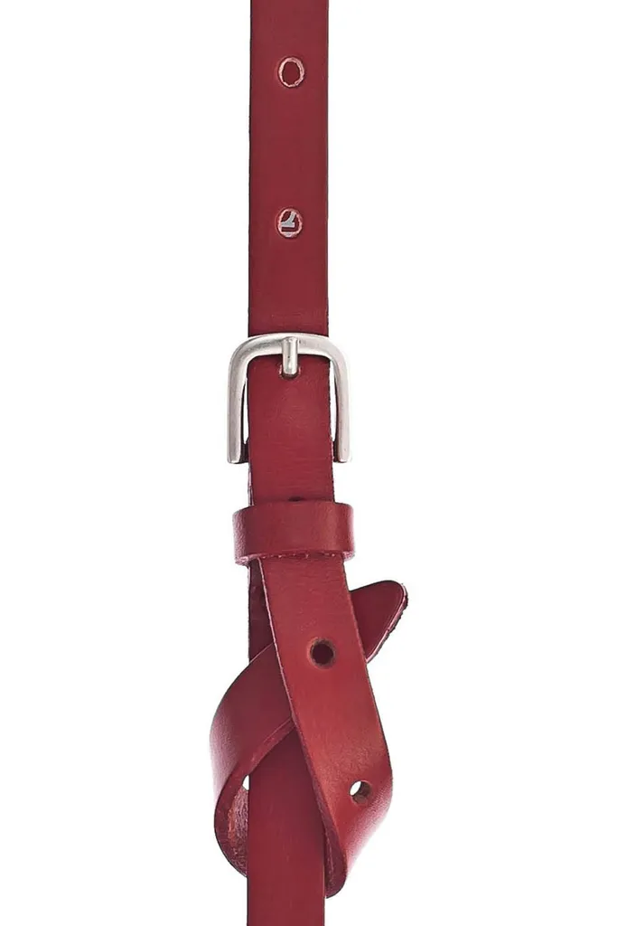 Cintura Sottile Vanzetti Neon Booster Rossa 15mm Pelle W110 in Offerta - 2