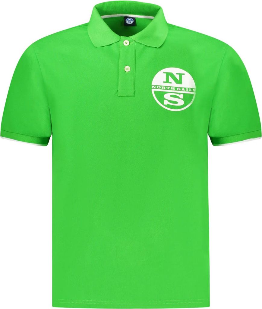Polohemd Kurzarm Kontrastdetails Print Logo North Sails : Größe - L Größe: L