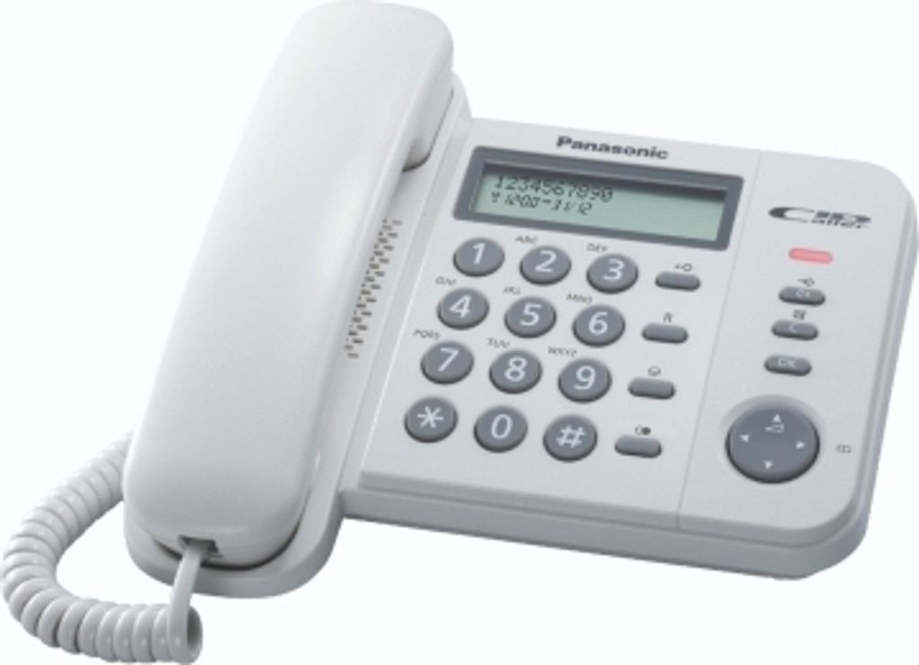 Panasonic KX-TS560EX1W, 50 Eintragungen, LCD, AA, 588g, 190 Produktbild 