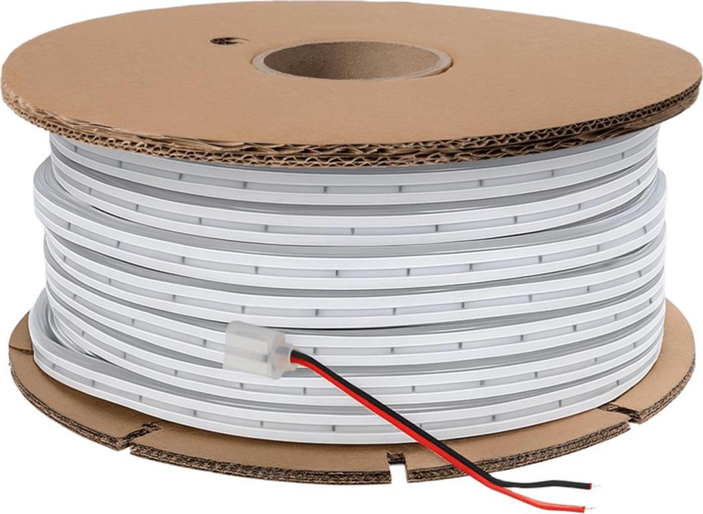 LED-Streifenrolle Neon 24V 50m 8W/m FreeCut IP65 NFLEX6 Blau