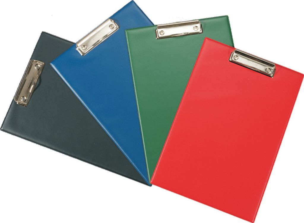 A4 Klemmbrett mit Clip - schwarz