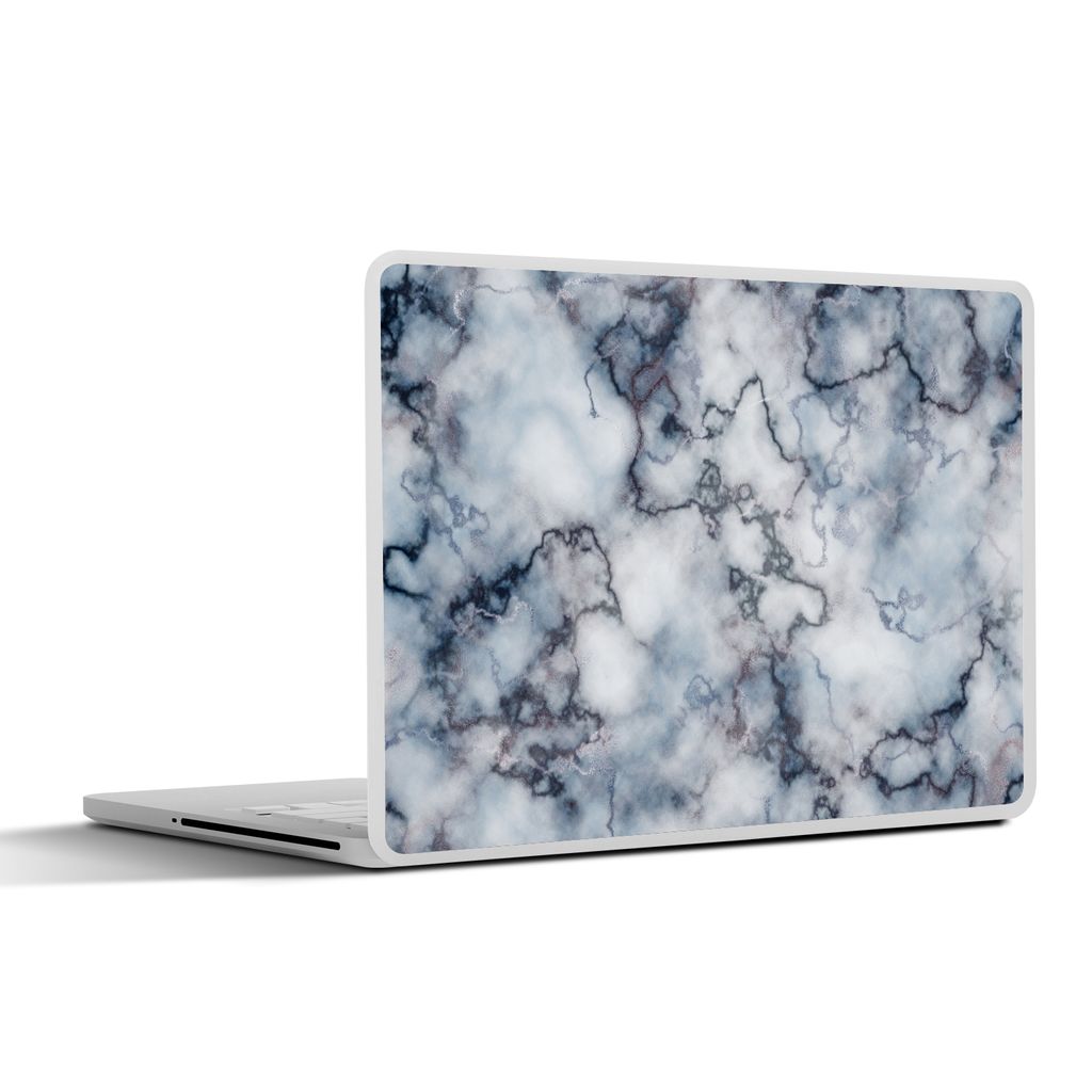 MuchoWow Laptop Aufkleber Sticker Cover Marmor - Steine - Achat 25x18 cm - Laptop-Deko