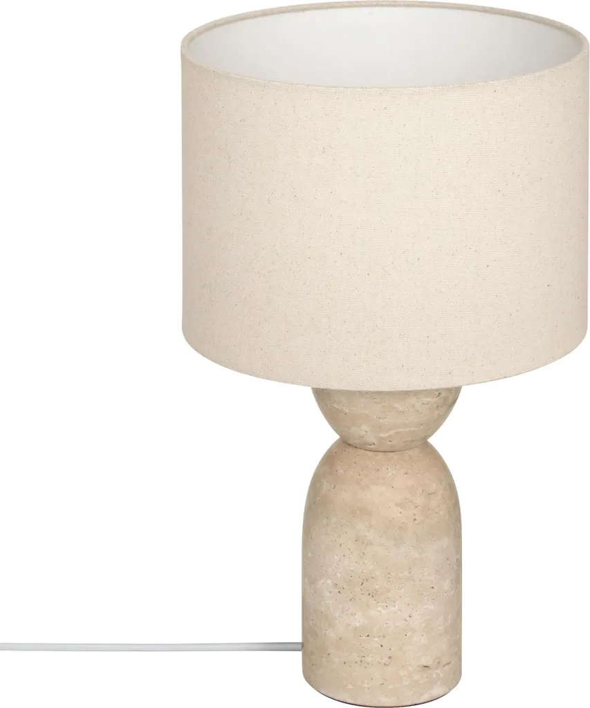 Lampada Design ERIN Travertino 47,5cm | Atmosfera Chic Soggiorno