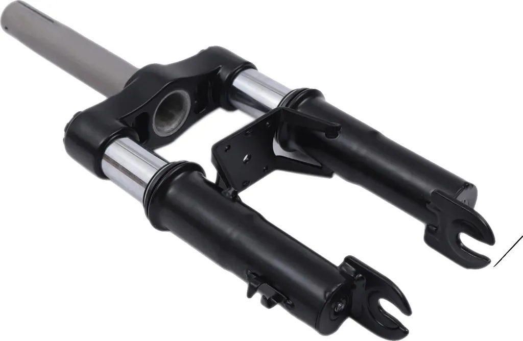 Fourche télescopique pour VTT loisir en acier renforcé et aluminium noir