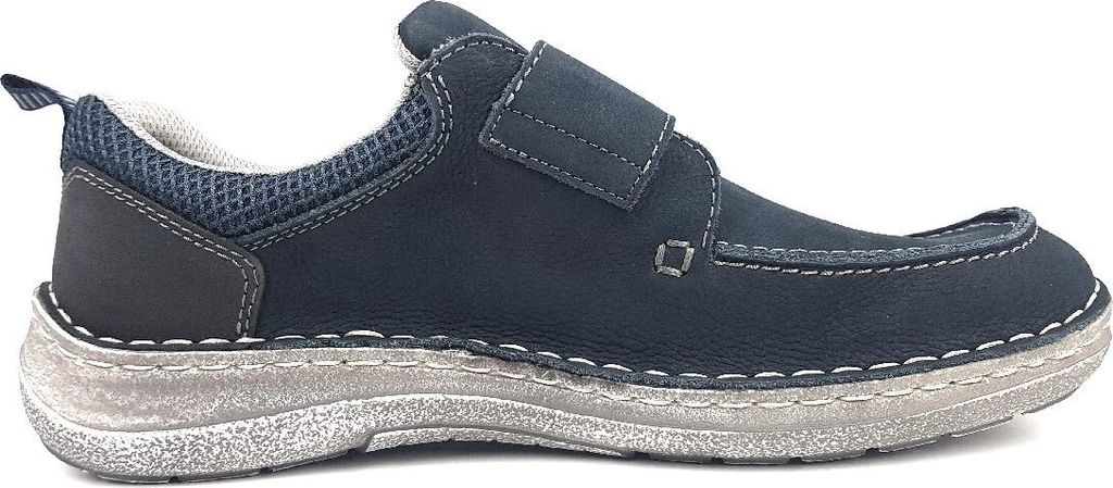 Rieker Slipper - Blau Veloursleder Größe: 41 Normal Produktbild 28